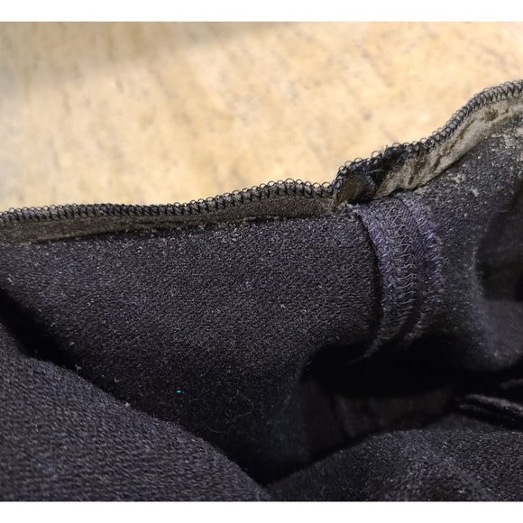 Vintage Men's Size  30 Skitique Black Embossed Ski Pants Wool Blend Italy - Picture 7 of 12